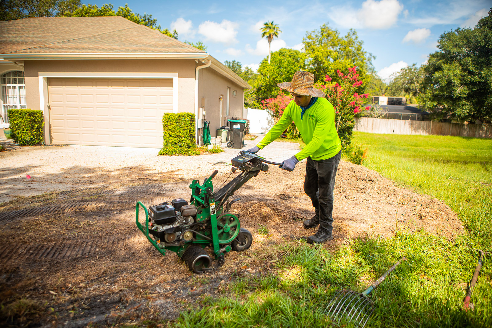 Machine to remove discount sod